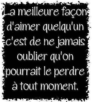 la meilleure façon d'aimer...